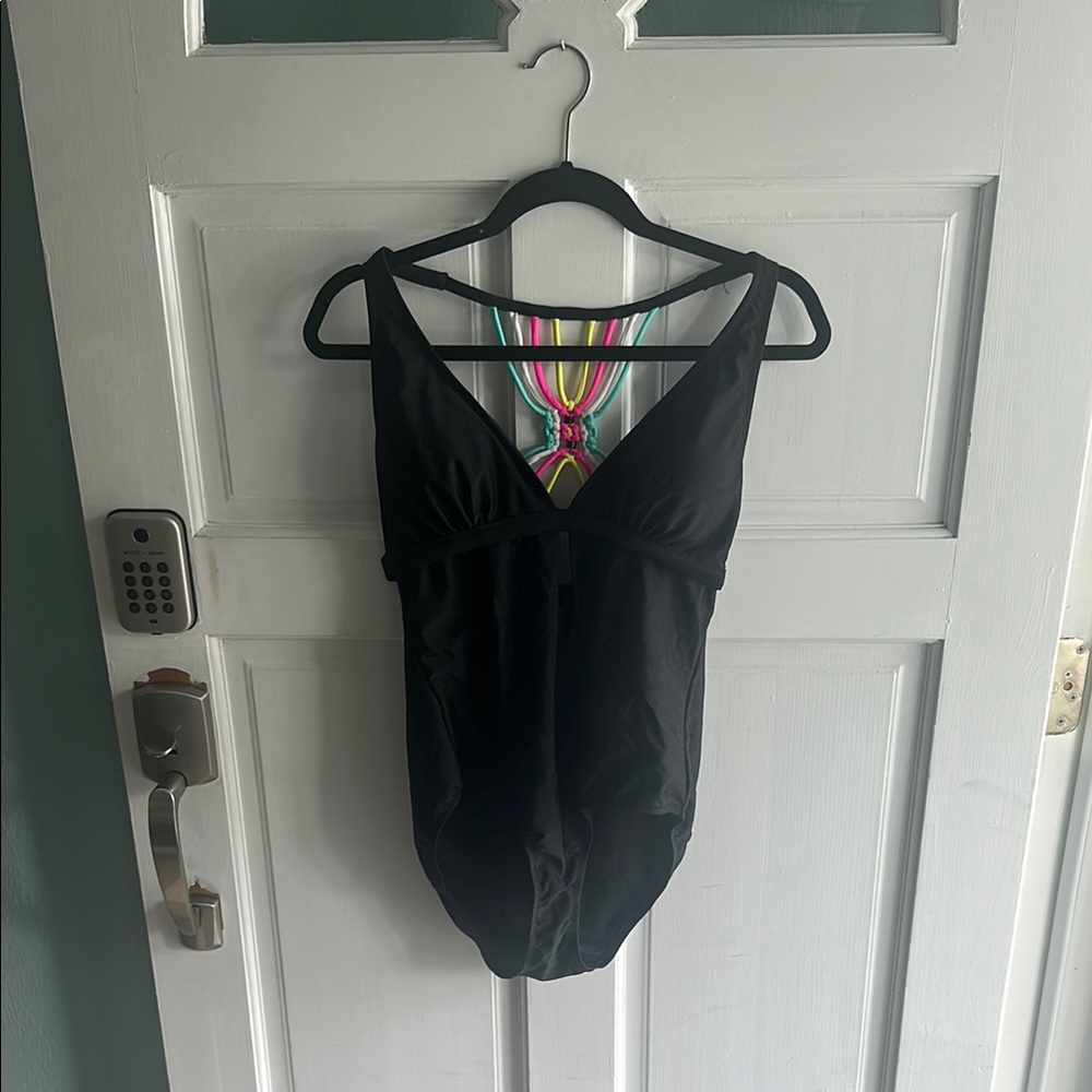 Jessica Simpson Black One-Piece Swimsuit